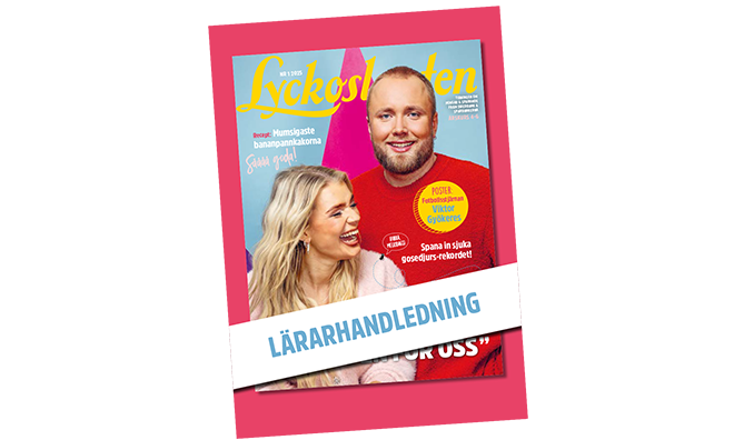 Cover of Lärarhandledning Lyckoslanten nr 1 2025